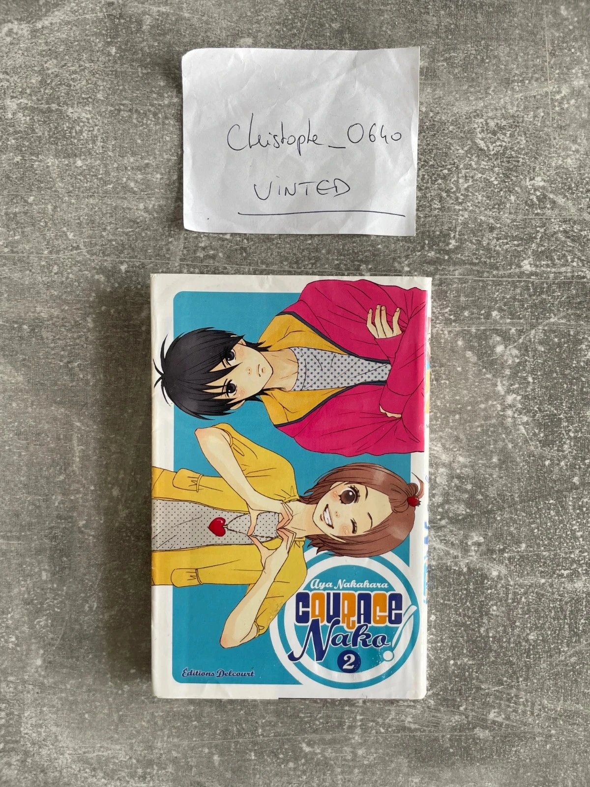 Manga Courage Nako tome 2  version française.